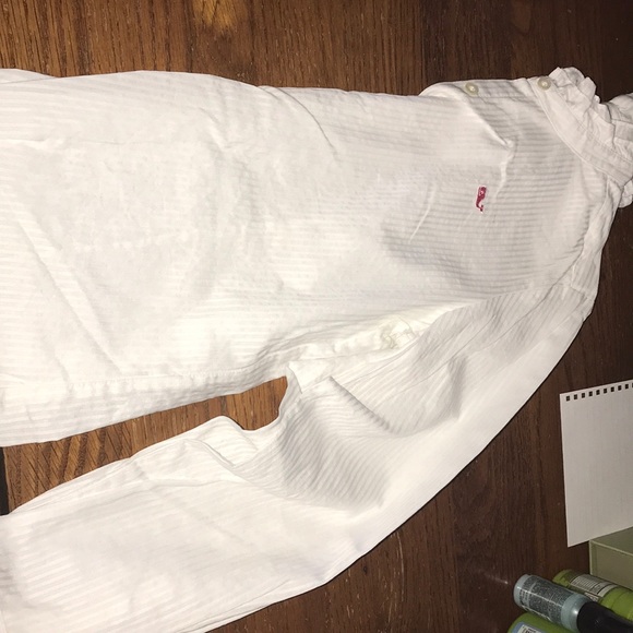 White Vineyard Vines Button Up Blouse - Picture 1 of 2